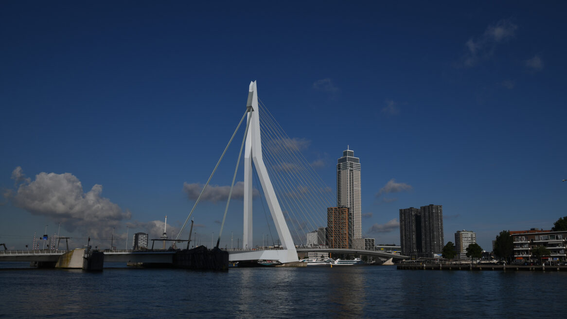 Erasmusbrug , Dagje Rotterdam gisteren op 04-07-2022 