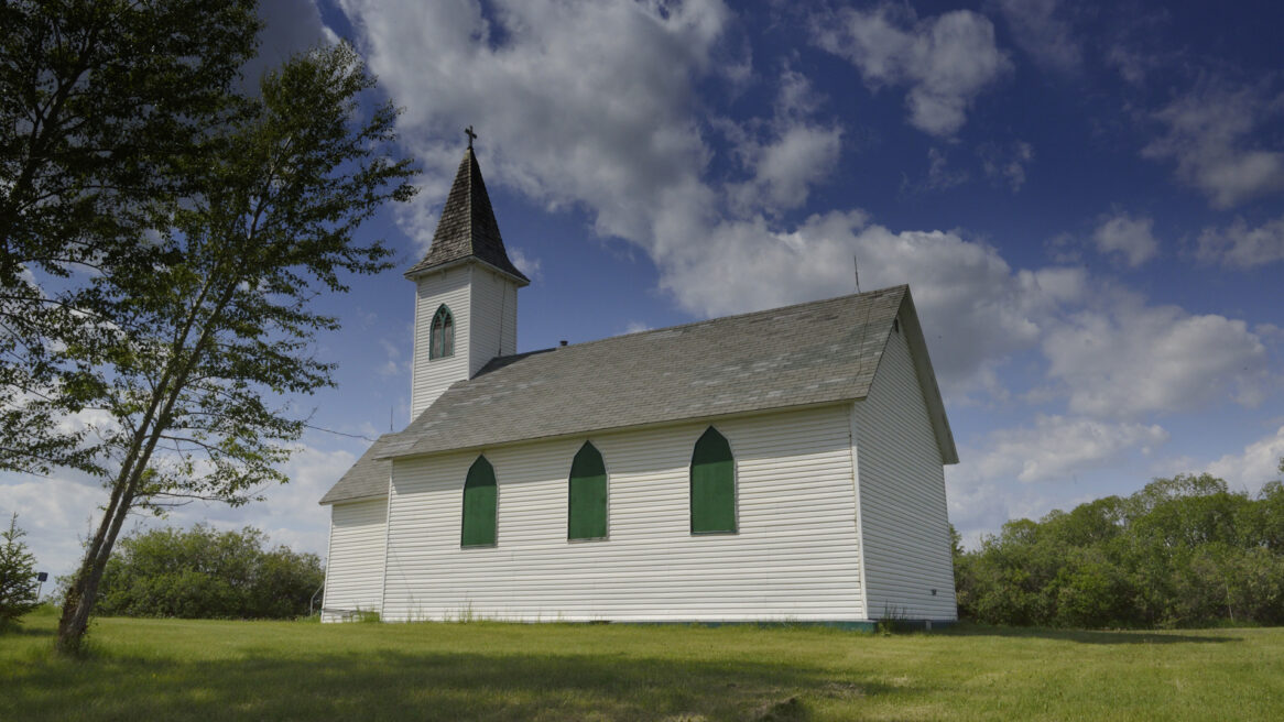 Kerk op wielen Saskatchewan Canada 2013